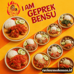 review i am geprek bensu