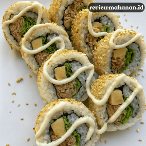 sushi roll keju leleh