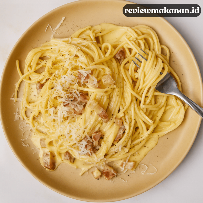 spaghetti carbonara asli Italia