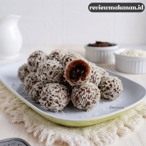kue klepon viral isi cokelat