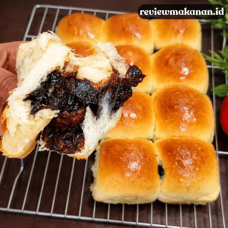 roti sobek isi cokelat lumer