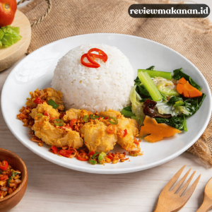 nasi ayam cabe garam